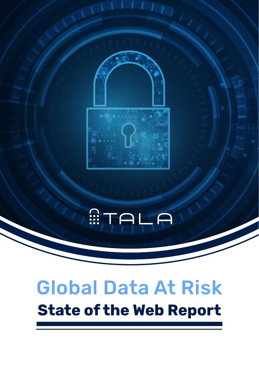 Cover of Global Data at Risk State of the Web Report